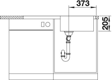 BLANCO LEMIS XL 6 S-IF rozsdamentes mosogató furattal 523035