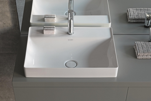 Duravit DuraSquare 60x47 cm ráültethető mosdó 2354600041