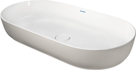 Duravit Luv 80x40 cm ráültethető mosdó, szatén szürke 0379802300