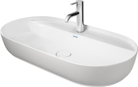 Duravit Luv 80x40 cm ráültethető mosdó, szatén fehér 0380802600