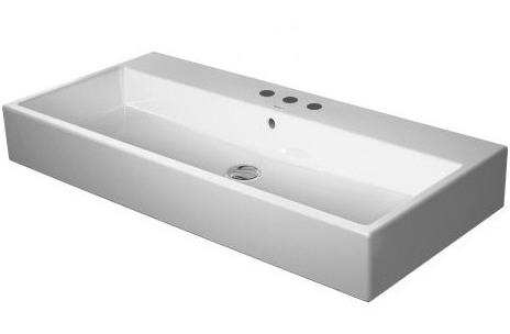 Duravit Vero Air 100x47 cm mosdó három csaplyukkal 2350100030