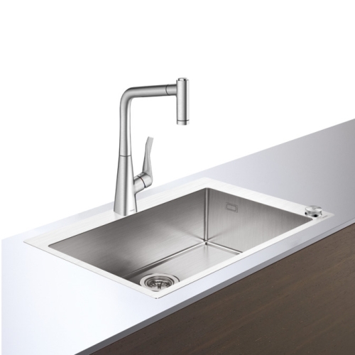 Hansgrohe C71-F660-03 Select mosogató-csaptelep kombináció 660; 43209800