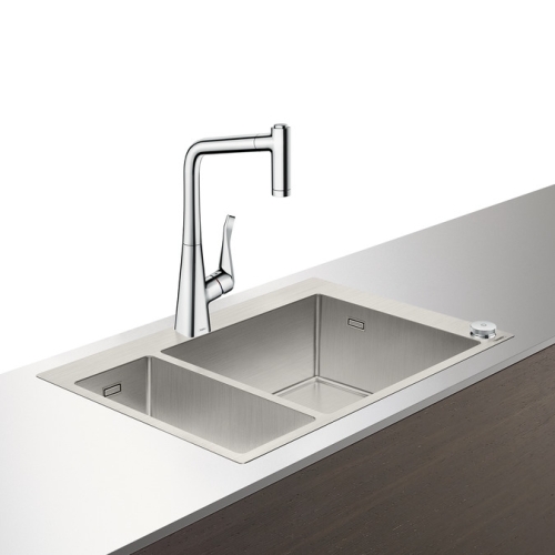 Hansgrohe C71-F655-04 Select mosogató-csaptelep kombináció 180x450; 43210000