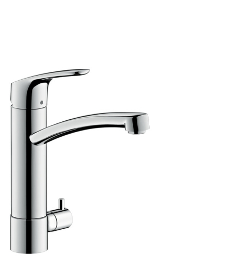 Hansgrohe M414-H160 egykaros konyhai csaptelep 220 elzárószeleppel, króm 73887000
