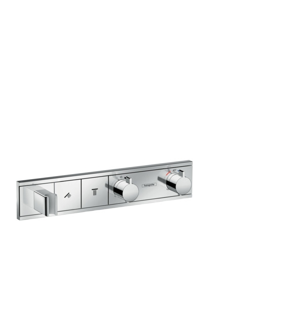 Hansgrohe RainSelect zuhanycsaptelep színkészlet 2 fogyasztóhoz, falsík alatti szereléshez, króm 15355000