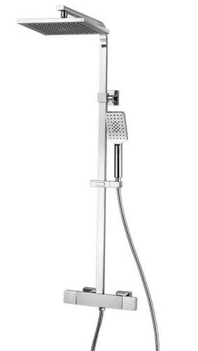 Wellis Cascade állítható magasságú termosztátos zuhanyoszlop WZ00083