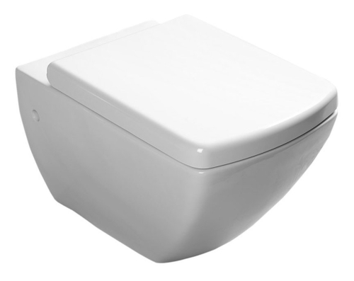 Sapho ISVEA PURITY fali WC bidé zuhannyal, fehér 10PL02007-DL