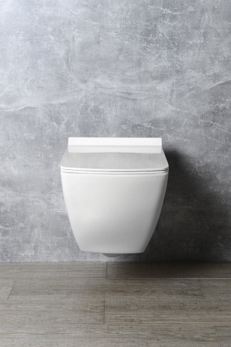 Sapho ISVEA PURITY fali WC bidé zuhannyal, fehér 10PL02007-DL
