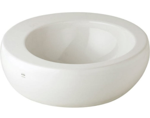Laufen ILBAGNOALESSI ONE 52x52 cm ráültethető mosdó csaplyuk nélkül H8189714001091 (8.1897.1.400.109.1)