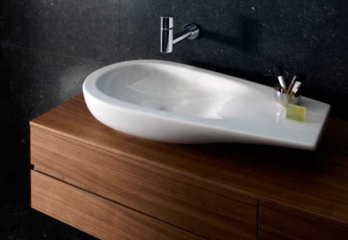 Laufen ILBAGNOALESSI ONE 80x42 mosdó csaplyuk nélkül H8189734001121 (8.1897.3.400.112.1)