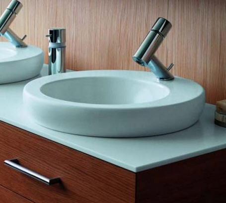 Laufen ILBAGNOALESSI ONE 50x50 beépíthető mosdó H8139714001041 (8.1397.1.400.104.1)