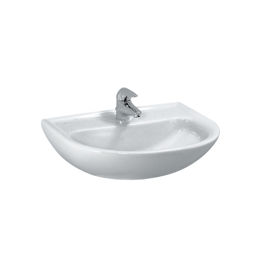 Laufen Pro B 60x48 cm mosdó egy csaplyukkal, túlfolyó nélkül H8109520001561 (8.1095.2.000.156.1)