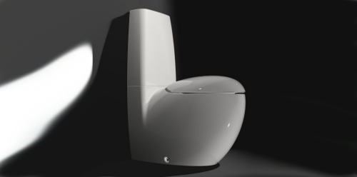 Laufen ILBAGNOALESSI ONE monoblokkos wc alsó rész H8229764000001 (8.2297.6.400.000.1)