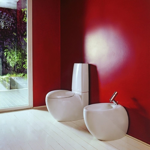 Laufen ILBAGNOALESSI ONE monoblokkos wc alsó rész H8229764000001 (8.2297.6.400.000.1)