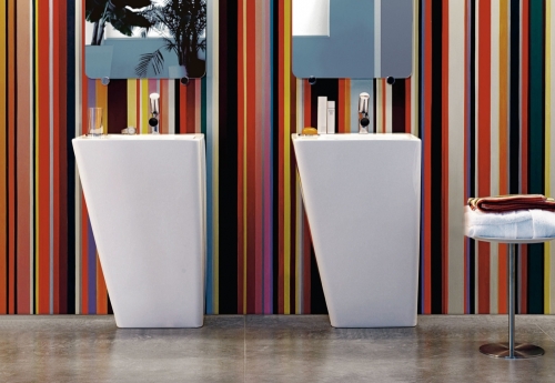 Laufen ILBAGNOALESSI DOT 59x49 cm szabadonálló mosdó H8119024001041 (8.1190.2.400.104.1)