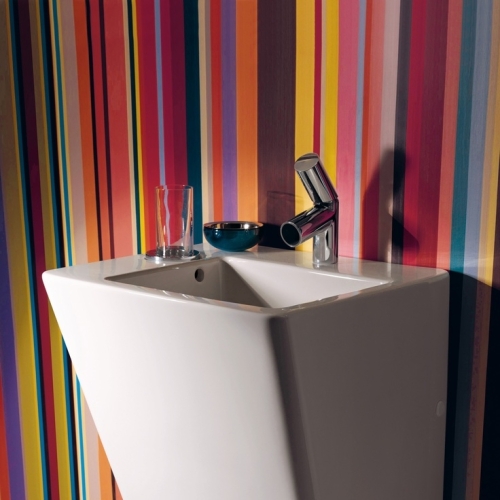 Laufen ILBAGNOALESSI DOT 59x49 cm szabadonálló mosdó H8119024001041 (8.1190.2.400.104.1)