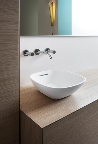 Laufen INO 35x35 cm ráültethető mosdó fehér H8123000001091 (8.1230.0.000.109.1)