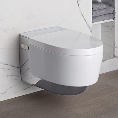 Geberit AquaClean Mera Classic komplett higiéniai fali WC berendezés, magasfényű króm 146.203.21.1