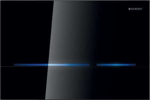 Geberit Sigma80 nyomólap WC öblítés elektronikus működtetése, hálózati üzem, 2 mennyiséges öblítés, érintésmentes 116.092.SG.1