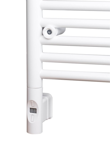 Sapho elektromos termosztátos fűtőpatron radiátorhoz, távirányítóval, 300W, kerek, fehér (HVO-300)