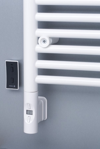 Sapho elektromos termosztátos fűtőpatron radiátorhoz, távirányítóval, 300W, kerek, fehér (HVO-300)