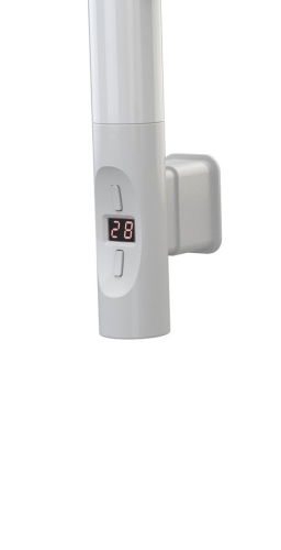 Sapho elektromos termosztátos fűtőpatron radiátorhoz, távirányítóval, 300W, kerek, fehér (HVO-300)