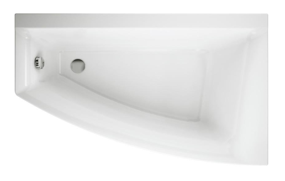 Cersanit Virgo Max 160x90 cm aszimmetrikus kád, jobbos S301-132