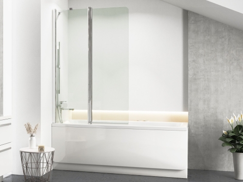 Ravak CVS2 100 cm balos kádparaván Transparent üveggel, krómhatású 7QLA0C00Z1