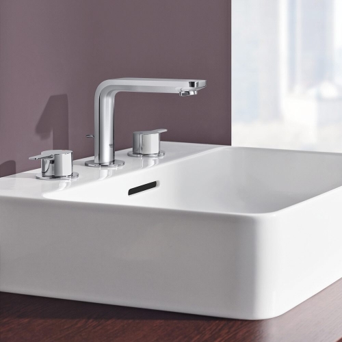 Grohe Lineare 3-lyukú mosdócsaptelep M-méret, króm 20304001