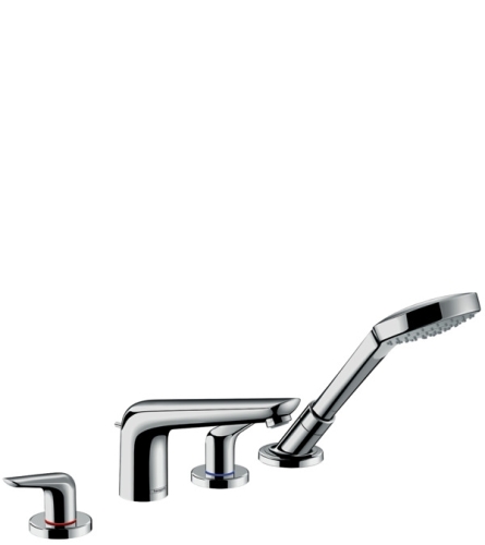 Hansgrohe Novus 4-lyukú peremre szerelhető kádcsaptelep 71333000