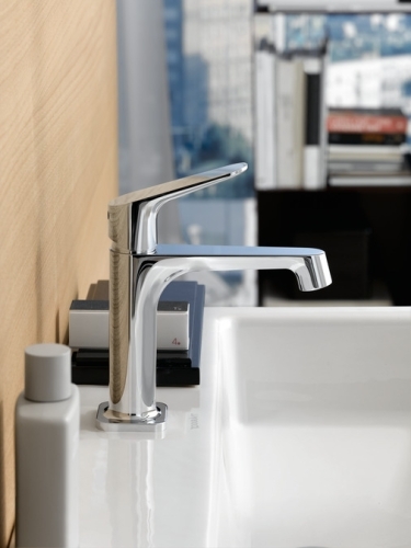 Hansgrohe AXOR Citterio M egykaros mosdócsaptelep 100 automata lefolyó-garnitúrával 34010 000 (34010000)