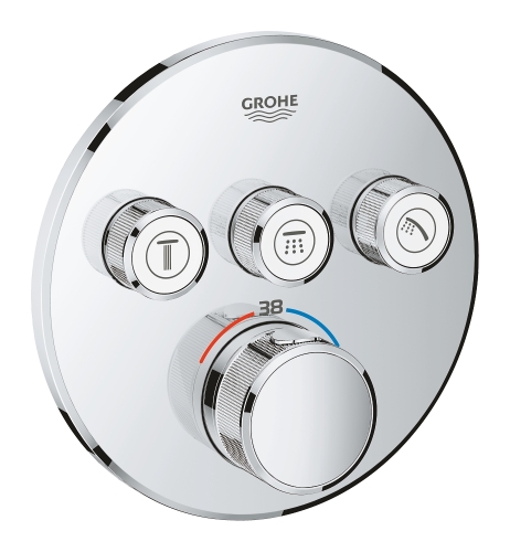 GROHE Grohtherm SmartControl termosztátos színkészlet, króm 29121000