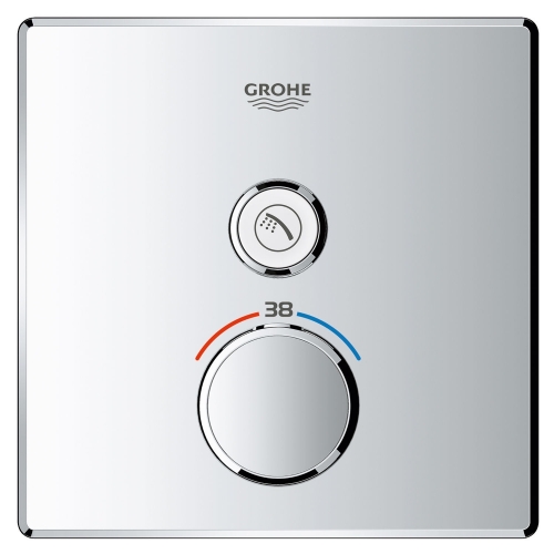 GROHE Grohtherm SmartControl termosztátos színkészlet 1 fogyasztóhoz, króm 29123000