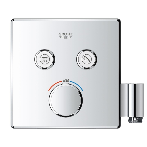 GROHE Grohtherm SmartControl termosztátos színkészlet beépített zuhanytartóval 29125000