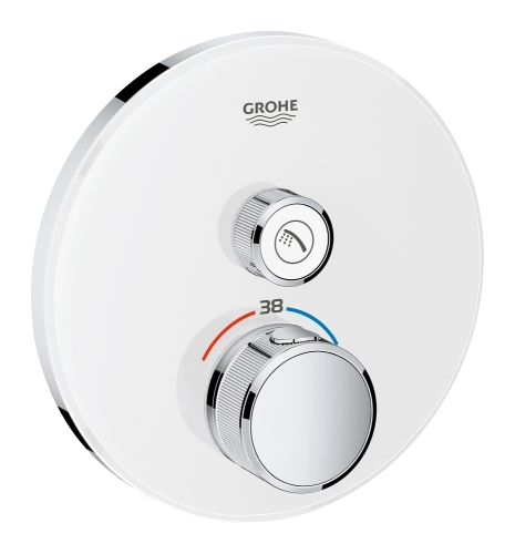 GROHE Grohtherm SmartControl termosztátos színkészlet, fehér üveg 29150LS0