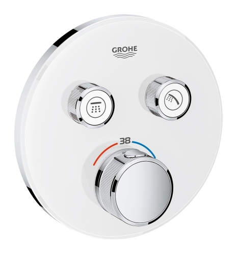 GROHE Grohtherm SmartControl termosztátos színkészlet, fehér üveg 29151LS0