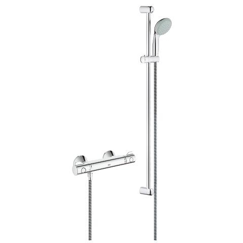 Grohe Grohtherm 800 termosztátos zuhanycsaptelep zuhanyszettel 34566001