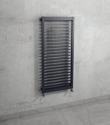 Sapho MATEO 600x1376 mm fürdőszobai radiátor, 752 W, antracit (MO602)