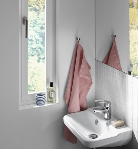 Hansgrohe Novus Loop egykaros mosdócsaptelep 70 CoolStart automata lefolyóval 71084000