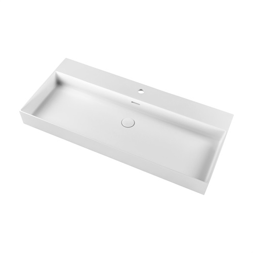 Marmy BELLAGIO SLIM 100x46 cm öntött márvány mosdó egy csaplyukkal 80 7991 10 11 10