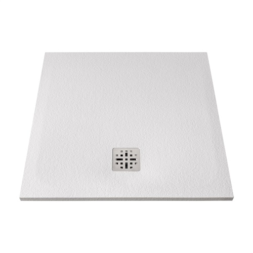 Marmy Dolomite öntött márvány zuhanytálca 90x90 cm, matt fehér 80 7642 90 90 50