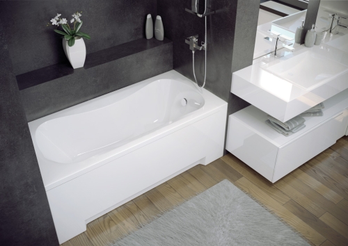 Besco ARIA 150x70 cm egyenes kád, fehér WAA-150-PA