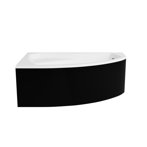 Besco RIMA 140x90 cm balos aszimmetrikus kád, fehér WAR-140-NL