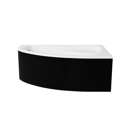 Besco RIMA 150x95 cm jobbos aszimmetrikus kád, fehér WAR-150-NP