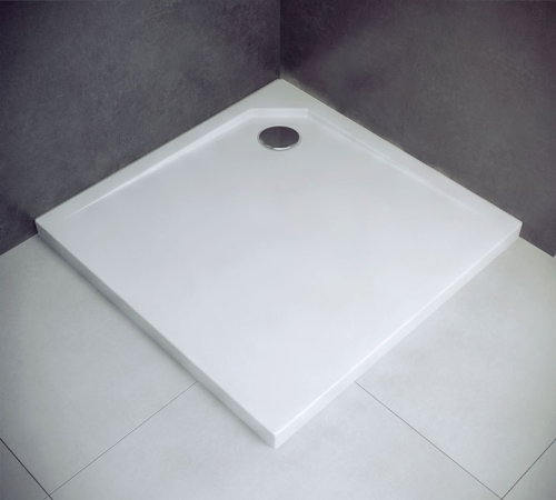 Besco Acro 90x90 cm-es szögletes, öntött márvány zuhanytálca