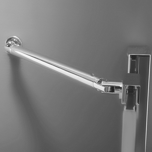 Roltechnik Elegant Line GDOP1/900 szögletes zuhanykabin (brillant, transparent, 132-900000P-00-02)