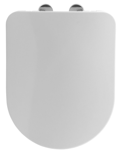 Sapho GARCIA WC-ülőke soft close, fehér/króm 100757
