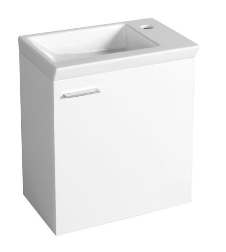 AQUALINE ZOJA mosdótartó szekrény 44x50x23,5cm, fehér (51046)