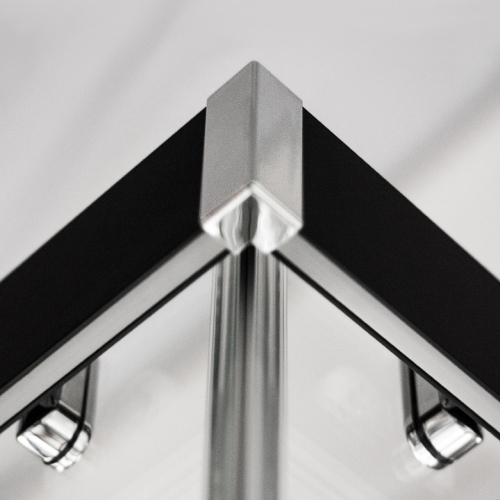 Roltechnik Exclusive Line ECS2L/800 szögletes zuhanykabin (EGY AJTÓT TARTALMAZ!) (black elox, transparent, 560-800000L-05-02)