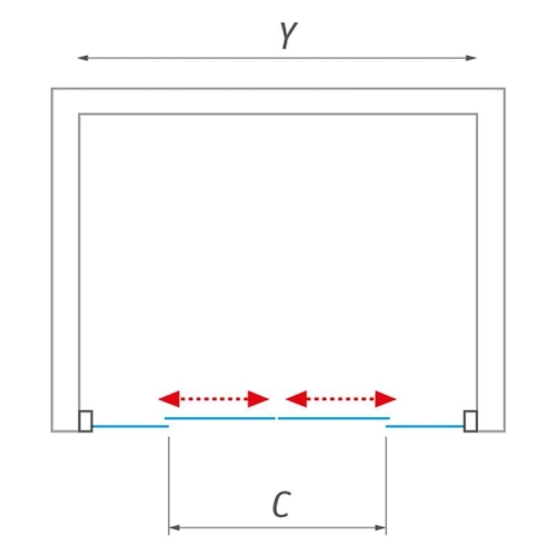 Roltechnik Lega Line LLD4/1200 zuhanyajtó (brillant, transparent, 574-1200000-00-02)